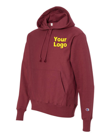 Custom Embroidered Personalized Hoodie Champion Reverse Weave Hood