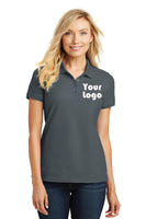 Custom Embroidered Ladies Classic Pique Polo Shirt