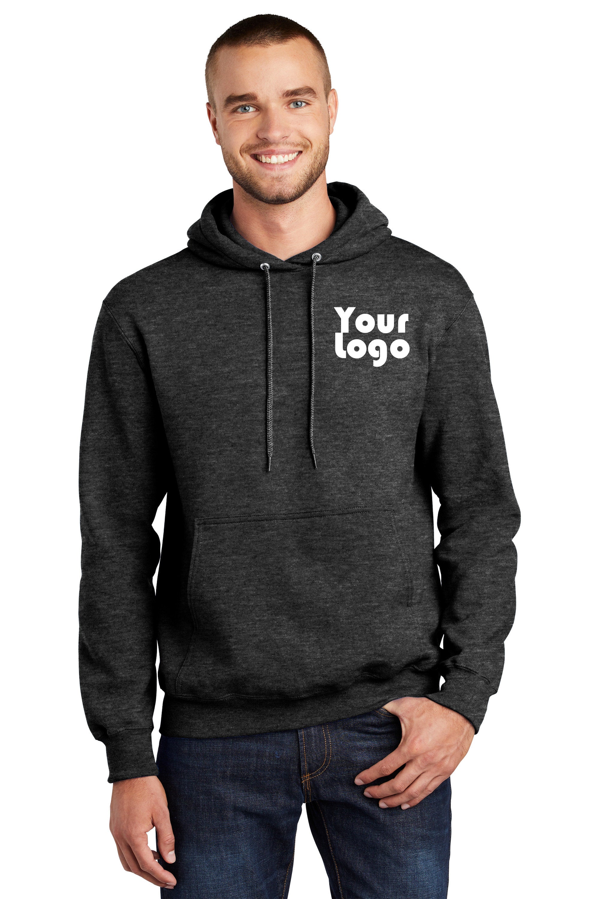 Custom Embroider Pullover Hoodie Sweater - Personalize with your Logo