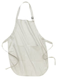 Custom Embroidered Full-Length Apron with Pockets - Personalized Apron - Gift