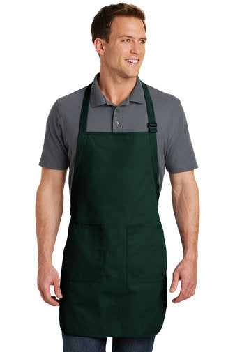 Custom Embroidered Full-Length Apron with Pockets - Personalized Apron - Gift