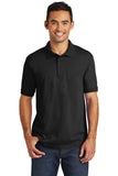 Custom Embroider Core Blend Jersey Knit Polo - Includes 4in x 4in Embroidery - No Setup Cost