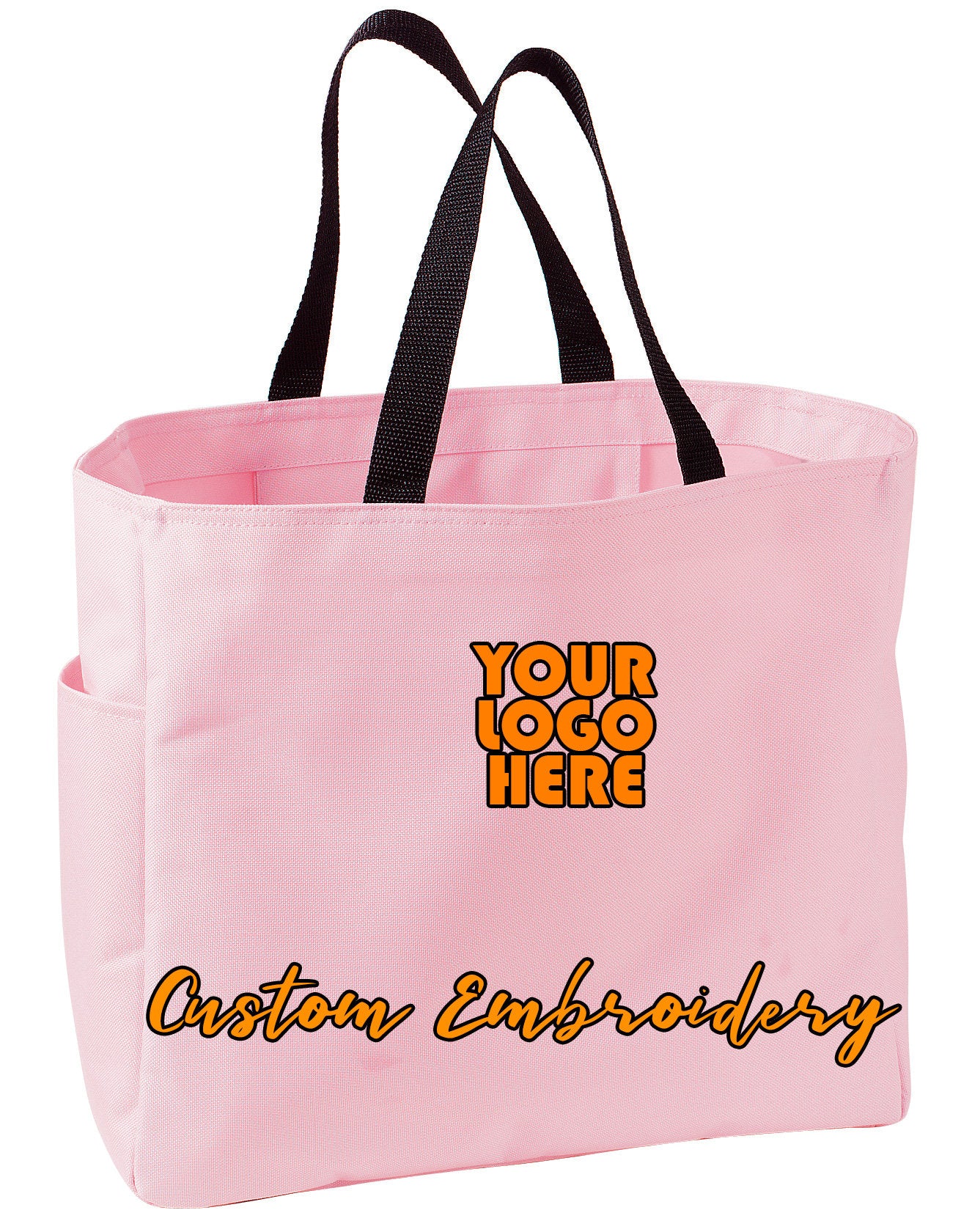 Custom Embroidered Port Authority Essential Tote Bag - Includes 4in x 4in Embroidery - No Setup