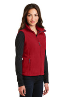 Custom Embroidery on Ladies Fleece Vest - Includes one 4in x 4in Embroidery - No Setup - No Minimums