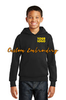 Custom Embroider Hanes EcoSmart Pullover Hooded Sweatshirt Hoodie - Includes one 4in x 4in Embroidery - No Setup - Personalized Hoodie