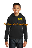 Custom Embroider Hanes EcoSmart Pullover Hooded Sweatshirt Hoodie - Includes one 4in x 4in Embroidery - No Setup - Personalized Hoodie