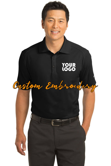 Nike dri fit polo custom logo online