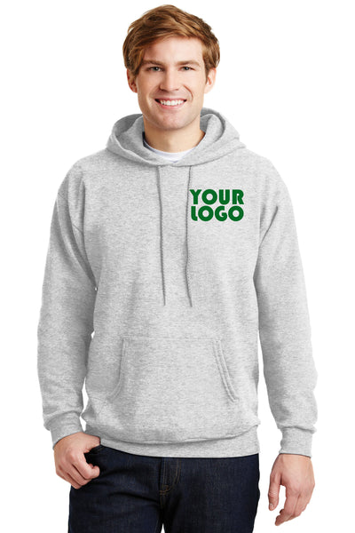 Custom Embroidered Hoodie Sweater - Personalize with your logo - 7.8 Ounce - 50/50 Cotton/Poly