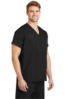 Custom Embroidery Scrub Top - V Neck - Includes 4in x 4in Embroidery - Personalized Scrub - Medical Uniform