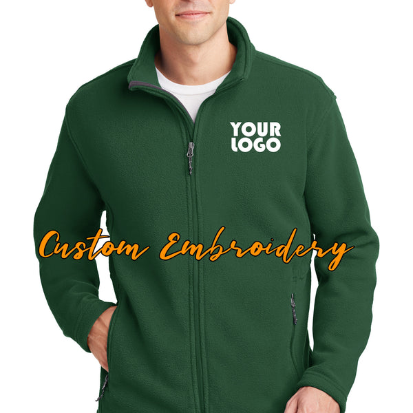 Personalized fleece jacket sale