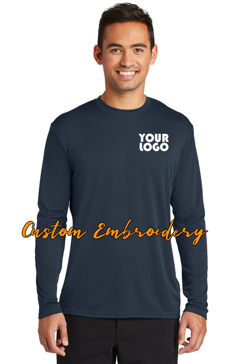 custom embroidered long sleeve shirts